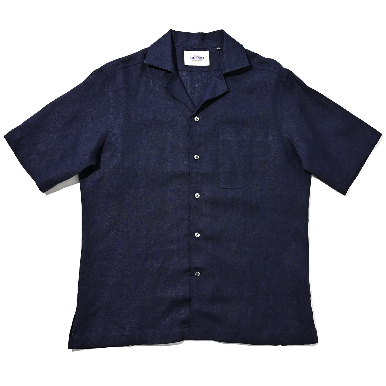 ウォッシュドリネンオープンカラーシャツ 361651