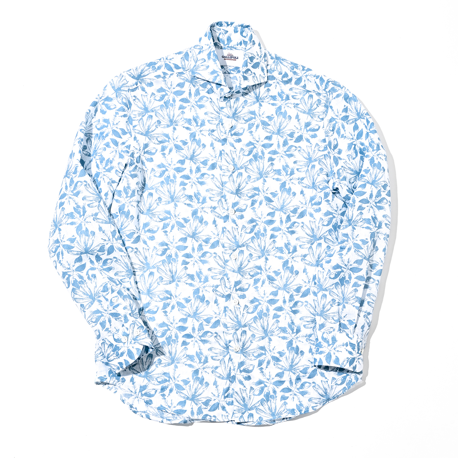 FLOREA LINEN ビッグフローラル コットンリネンシャツ 360654